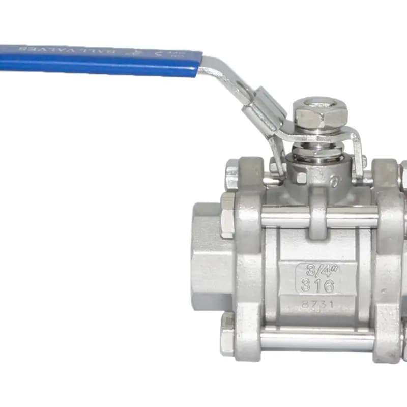 Stainless Steel Three Piece Ball Valve