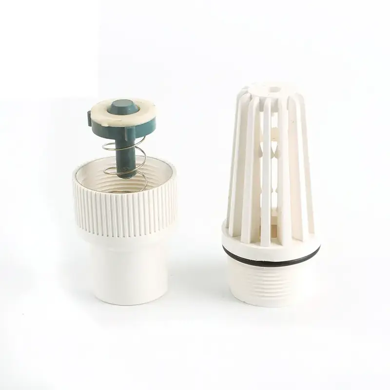 Compact White uPVC Foot Valve with Competitive Price