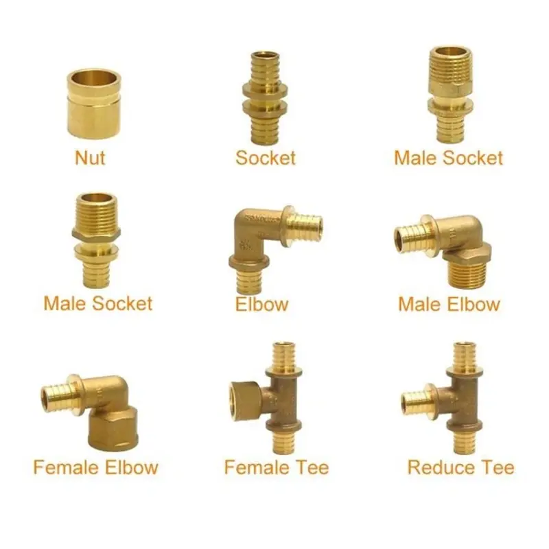 Corrosion Resistant Slide Fittings for PEX Pipes