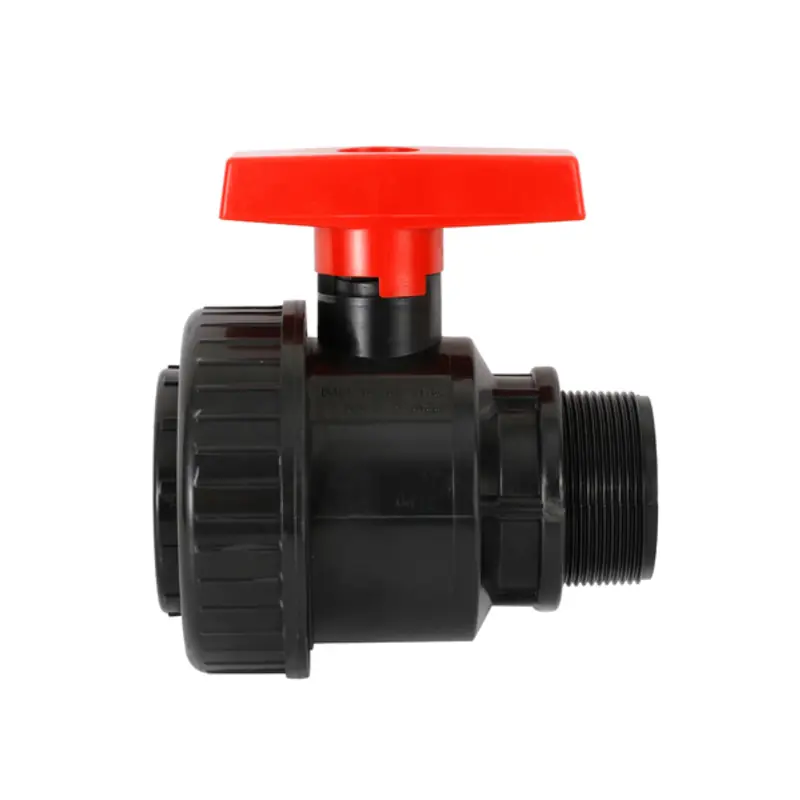 Full-Flow Bore uPVC Threaded Single Union Ball Valve