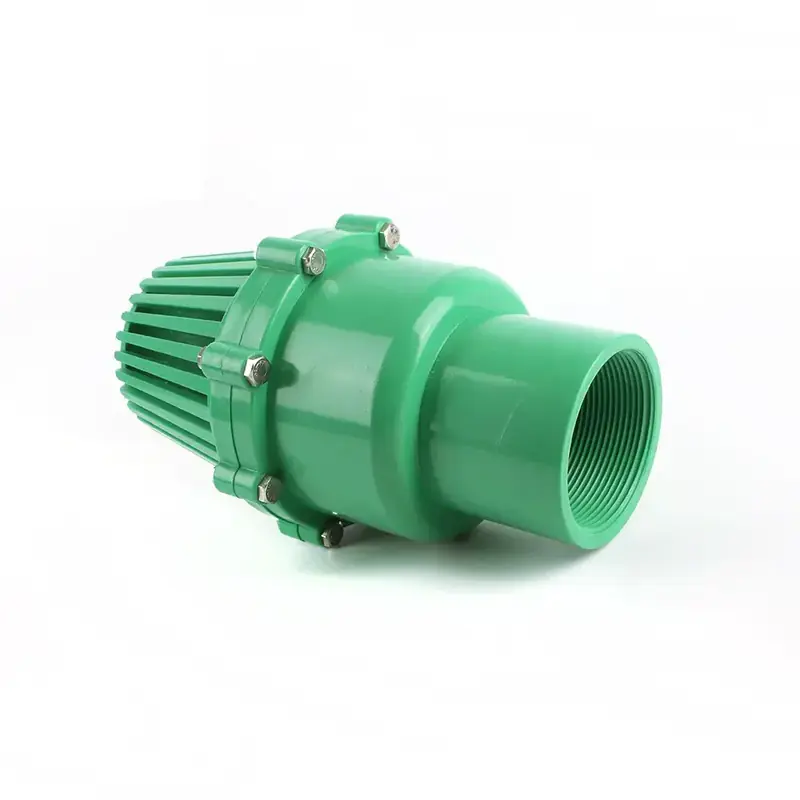Lightweight and Compact Green uPVC Foot Valve for Water Pump