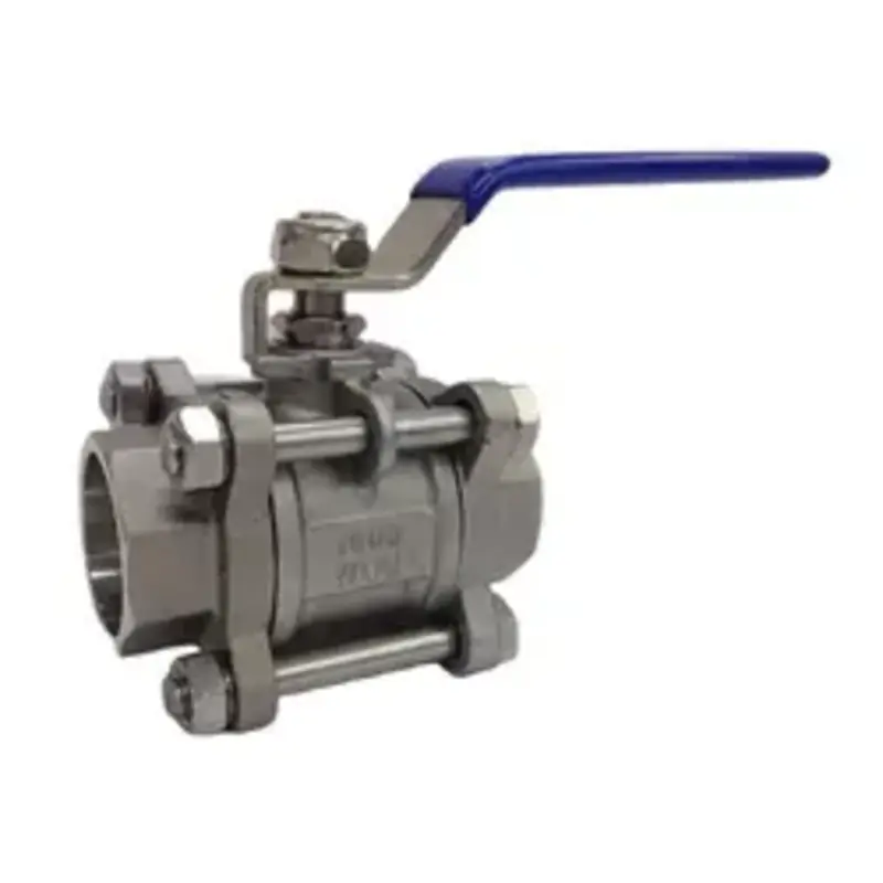 Long Service Life Stainless Steel Welded Three Piece Ball Valve