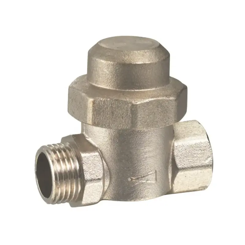 Simple Connection Nickel-Plated Brass Threaded T Type Strainer
